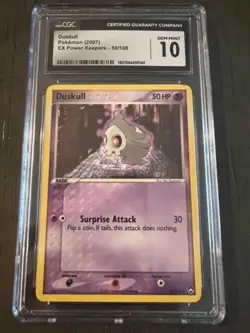 Duskull Ex Power Keepers 50/108 2007 CGC 10 GEM MINT Pokemon 2007 - Image 3