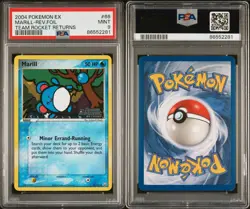 PSA 9 Marill 68/109 ex Team Rocket Returns 2004 Rev. Holo Pokemon Card - Image 3