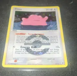 Pokemon TCG Ditto 4/112 Holo Rare EX FireRed & LeafGreen 2004 English 60HP - Image 1