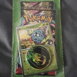 Pokemon TCG Ascended Heroes 2 Pack Blister Erika’s Tangela w/ Coin NEW Unopened - Image 2