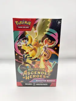 Pokemon TCG Mega Evolution Ascended Heroes Booster Bundle 6 Packs New Sealed - Image 1