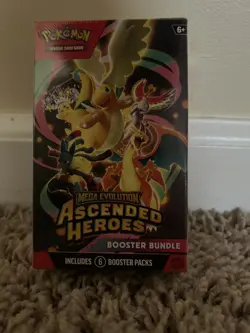 Pokemon TCG: Mega Evolution Ascended Heroes Booster Bundle (6 Booster Packs) - Image 1