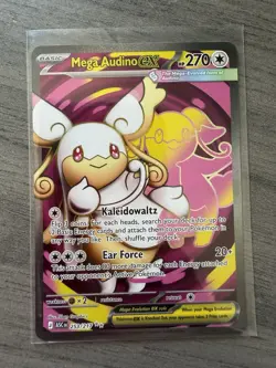 Mega Audino Ex Ascended Heroes Pokemon Card 253/217 Full Art Pack Fresh NM - Image 1