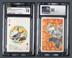 Graded CGC 10 Pokemon Playing Card Larvesta 7 Diamond White 2 Deck 2012 - Image 1