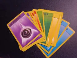 Energy Cards Full Set x2 (12 cards total) - Base Set 1999 Pokemon TCG WOTC - Image 1
