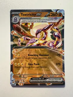 Toxtricity ex - 100/182 - Double Rare - Paradox Rift - Pokemon Card - NM/M - Image 1
