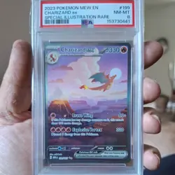 Pokemon 151 Charizard Ex 199/165 Special Illustration Rare PSA 8 - Image 1