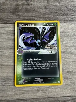 Pokemon Dark Golbat Card 34/109 EX Team Rocket Returns LP - Image 2