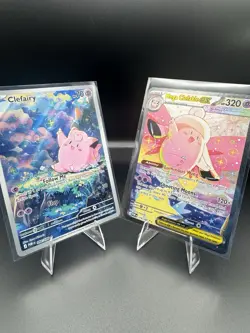 Pokemon TCG Perfect Order Clefairy IR 094/088 & Mega Clefable ex SIR 119/088 NM - Image 1