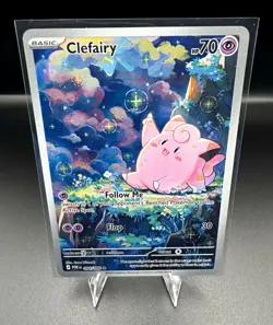 Pokemon TCG Perfect Order Clefairy IR 094/088 & Mega Clefable ex SIR 119/088 NM - Image 2