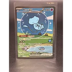 Pokemon Mew ex 232/091 Paldean Fates Special Illustration Rare Shiny Card TCG - Image 1