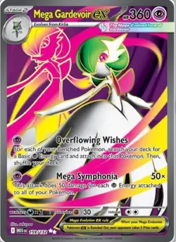 Mega Gardevoir ex Full Art - Pokemon Mega Evolution Base Set 159/132 - Image 1