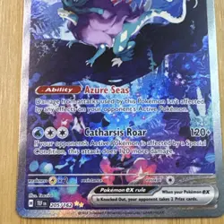 Pokemon Walking Wake ex 205/162 SV05 Temporal Forces Full Art Holo SIR - Image 2