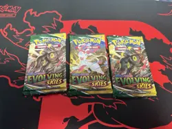 Lot of (3) Pokemon Sword & Shield Evolving Skies Booster Packs SEALED/NEW - Image 1