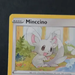 Pokemon TCG Minccino Basic Regular Sword & Shield Common EN 2020 145/202 70HP - Image 2