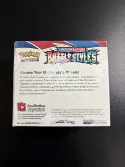 Pokemon TCG: Sword & Shield - Battle Styles Booster Box (36 Card Packs) - DENTED 820650818189 - Image 4