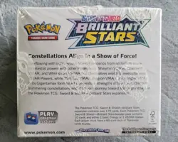 Pokemon TCG Sword & Shield Brilliant Stars Booster Box Factory Sealed - Image 3