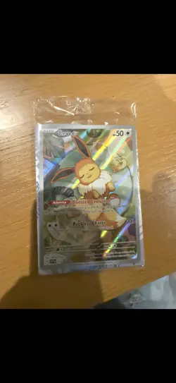 Pokemon TCG Eevee 173 Prismatic Evolutions Holo Rare Basic Card 50 HP English - Image 1