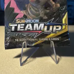 Pokemon TCG Sun & Moon Team Up Booster Pack (1) English 10 Cards Gengar Mimikyu - Image 3