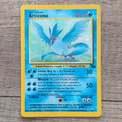 Pokemon TCG Articuno 2/62 Fossil Holo Rare Card English 1999 70 HP - Image 1