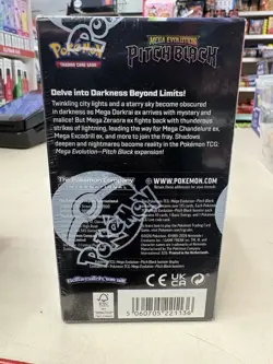Pokemon TCG Mega Evolution—Pitch Black Booster Box 18 Cards English 2026 - Image 2