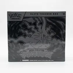 Pokemon TCG Elite Trainer Box Mega Evolution Pitch Black 65 Cards English - Image 1