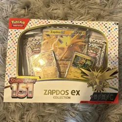 Pokemon TCG Scarlet & Violet 151 Zapdos ex Collection Box 16 Cards English 2023 - Image 1