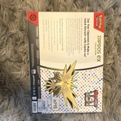 Pokemon TCG Scarlet & Violet 151 Zapdos ex Collection Box 16 Cards English 2023 - Image 5