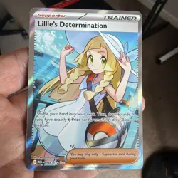 Pokemon TCG Lillie's Determination Card 169/132 Mega Evolution Ultra Rare - Image 1