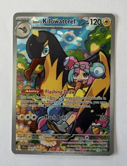 Pokemon TCG Journey Together Iono's Kilowattrel 163/159 - Image 1