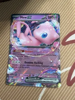 Pokemon TCG Holo Full Art Lot 3: Mew ex 151/165, Mega Lucario ex 077/132 - Image 3