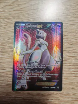 Pokemon TCG Mewtwo-EX Breakthrough 158/162 Holo Full Art - Image 1