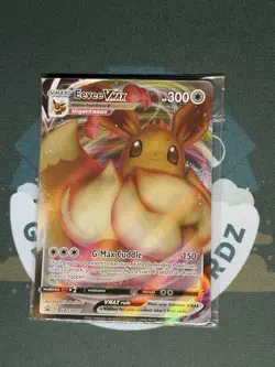 Pokemon TCG Eevee VMax SWSH087 Black Star Promo Holo Full Art NM Sealed - Image 1