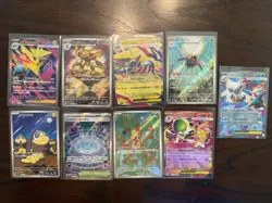 Lot Of 9 Pokemon M1s MEGA Symphonia cards AR SAR EX Japanese Alakazam - Image 1
