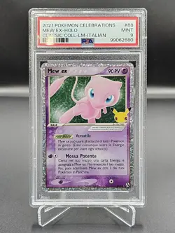 🍀Pokemon 88/92 Mew ex PSA 9 ITALIANO Gran Festa cel bgs graad Pokemon🍀 - Image 1