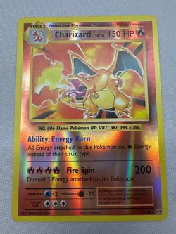 Pokemon TCG XY Evolutions Charizard 11/108 2016 Reverse Holo Rare - Image 1