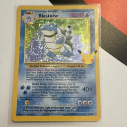 Pokemon TCG Blastoise 2/102 Base Set Holo Rare English 1999 Stage 2 100HP - Image 2