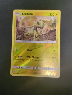 Zeraora 52/181 2019 S&M Team Up Pokemon Card TCG Reverse Holo Rare - Nm - Image 1