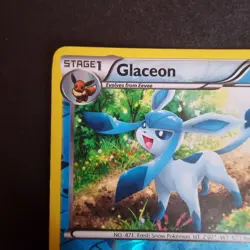 19/111 Glaceon NM Reverse Holo Rare Furious Fists Pokemon TCG Card 2014 - Image 2