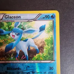19/111 Glaceon NM Reverse Holo Rare Furious Fists Pokemon TCG Card 2014 - Image 3