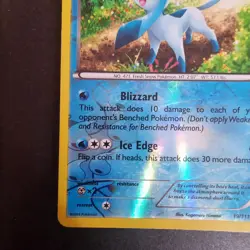 19/111 Glaceon NM Reverse Holo Rare Furious Fists Pokemon TCG Card 2014 - Image 5