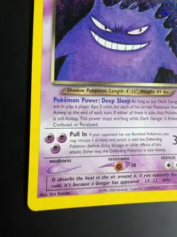 Pokemon TCG Dark Gengar 6/105 Neo Destiny Holo Rare Unlimited (NM) English - Image 3