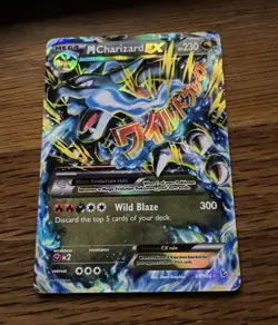 Pokemon TCG M Charizard EX 69/106 Flashfire Secret Rare Holo 230HP 2014 - Image 1