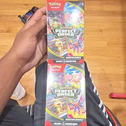 Lot of 2 Pokemon TCG ME03 Perfect Order Booster Pack Bundle English Sealed - Image 1