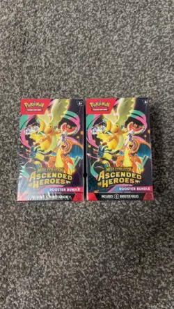 Sealed Pokemon TCG: Mega Evolution Ascended Heroes Booster Bundle (6 Packs) x2 - Image 1