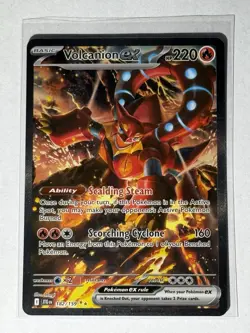 Pokemon TCG Volcanion EX Special Illustration Rare Card 182/159 Journey Together - Image 1
