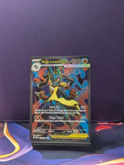 Pokemon TCG Mega Lucario ex 160/132 Mega Evolution Ultra Rare Full Art NM - Image 1