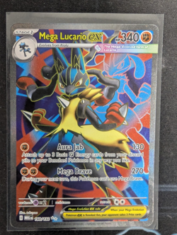 Pokemon TCG Mega Lucario ex 160/132 Mega Evolution Ultra Rare Full Art NM - Image 3