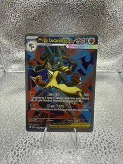 Mega Lucario ex Ultra Rare ME01: Mega Evolution 160/132 NM - Image 1