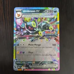 Pokemon Prismatic Evolutions Umbreon ex 60/131 Surprise Box Stamped Promo Opened - Image 1
